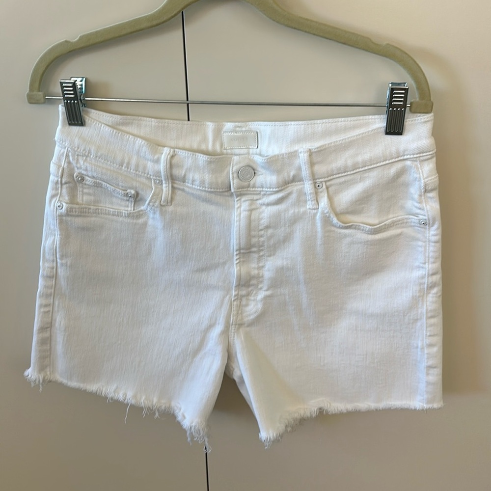 MOTHER DENIM SINNER FRAY SHORT